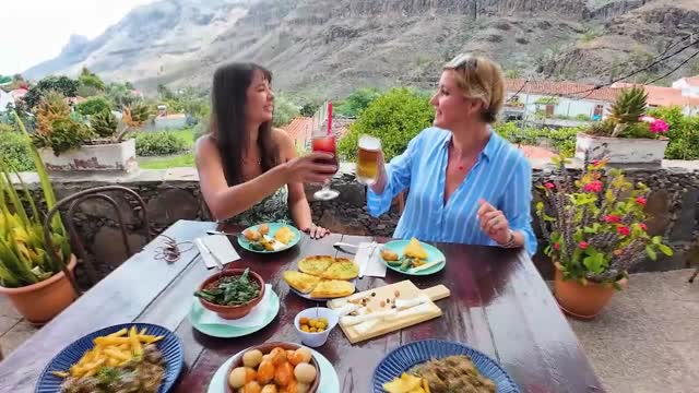 Gran Canaria Bergdorf Fataga Tapas